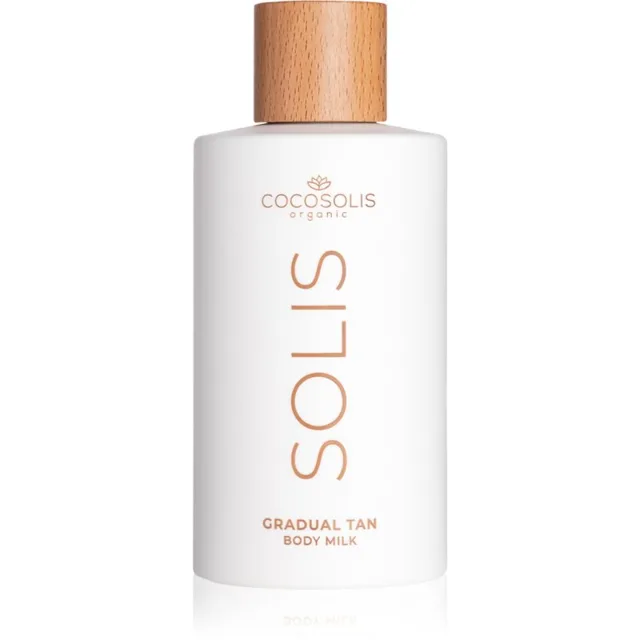 COCOSOLIS SOLIS Gradual Tan Body Milk samoopalovací mléko pro postupné opálení s vůní Caramel Latte 200 ml