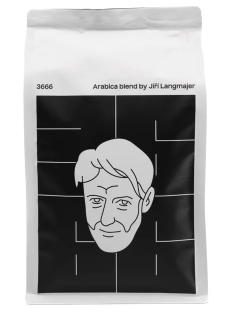 Coffee by Jiří Langmajer - Arabica Blend, mletá, 500 g