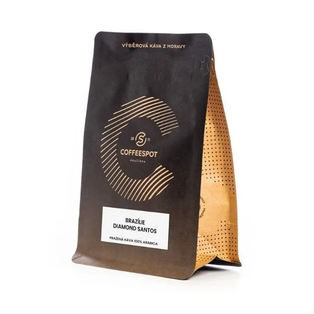 Coffeespot Brazílie Diamond Santos zrnková káva 250 g