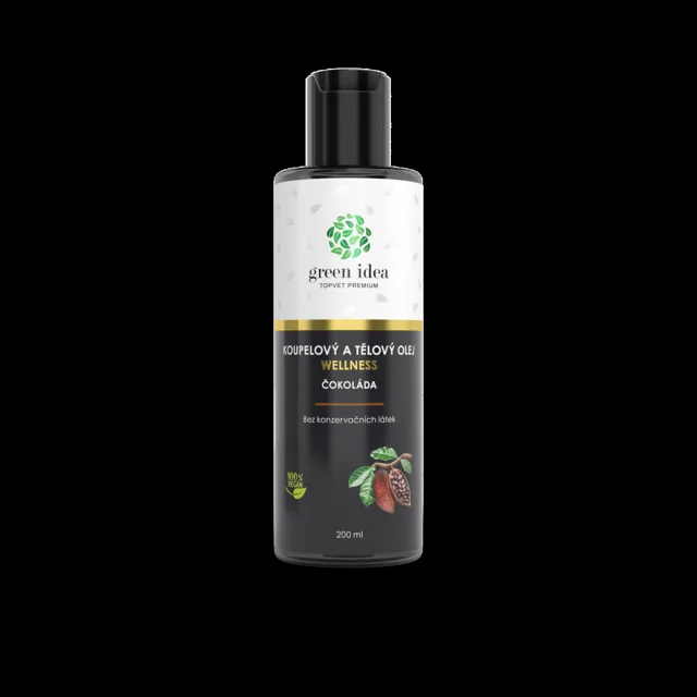 Čokoláda – koupelový a tělový olej 200 ml – Green idea
