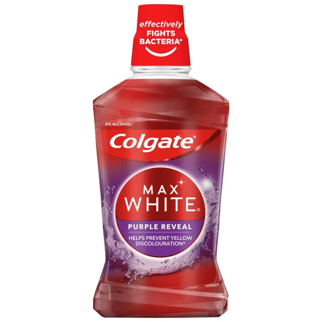 Colgate Max White Purple Reveal ústní voda 500 ml