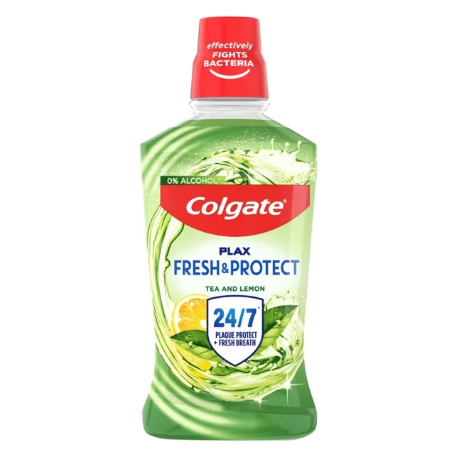 COLGATE Plax Herbal Fresh ústní voda bez alkoholu 500 ml