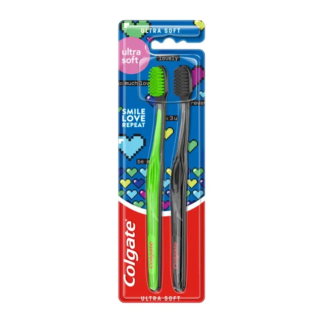 Colgate Zubní kartáček Smile Love Repeat Ultra Soft 2 ks 2 ks