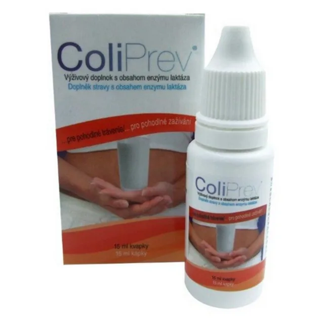 COLIPREV Kapky s obsahem enzymu laktáza 15 ml