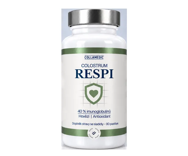 COLLAMEDIC Colostrum Respi pastilky, 90 ks