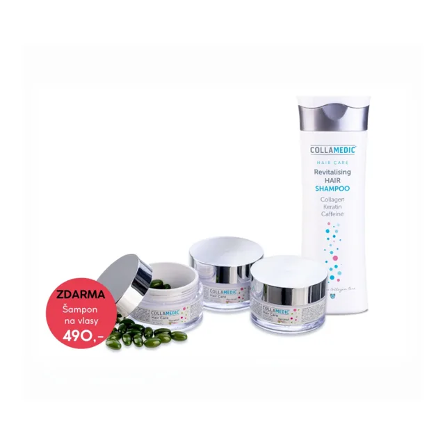 COLLAMEDIC Hair Care – vitamíny na vlasy, 90 ks + ŠAMPON ZDARMA, 200 ml