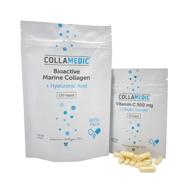 Collamedic hyaluronové kapsle refill sáček, 120 ks