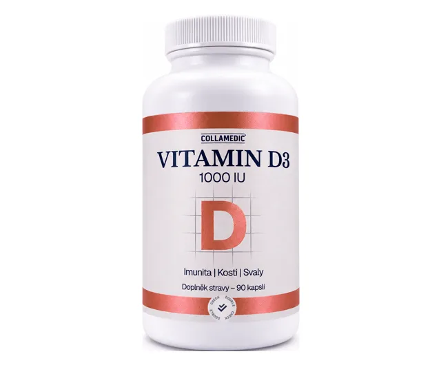 COLLAMEDIC Vitamín D3 - 1.000 IU, 90 ks