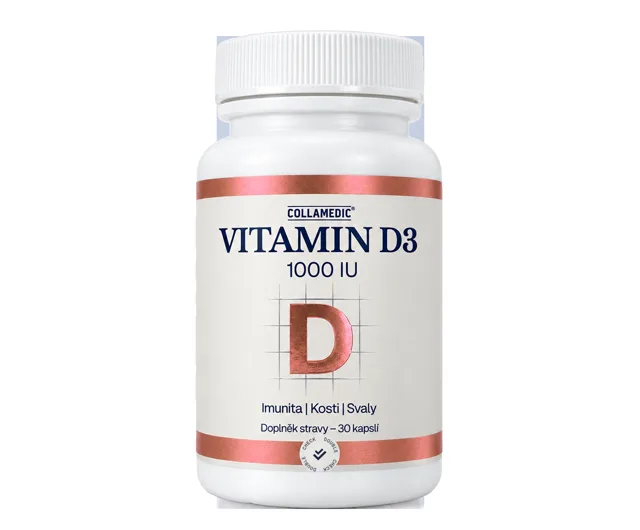 COLLAMEDIC Vitamín D3 1000 IU, 30 ks