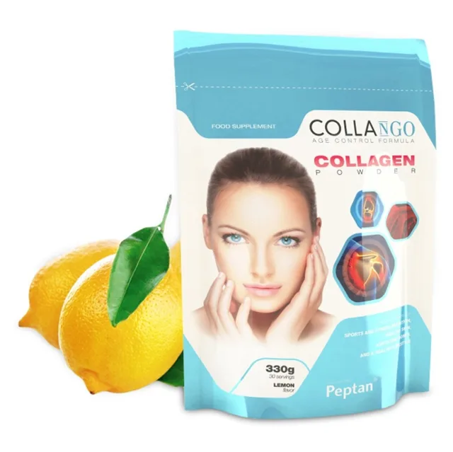 COLLANGO Collagen - hydrolyzovaný kolagen s vitamínem C a se zinkem příchuť citron 330 g