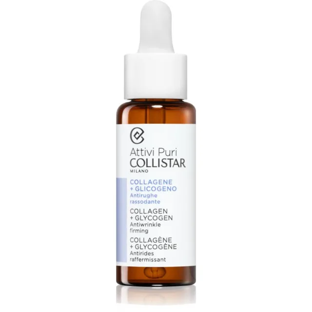 Collistar Attivi Puri Collagen+Glycogen Antiwrinkle Firming pleťové sérum redukující projevy stárnutí s kolagenem 30 ml