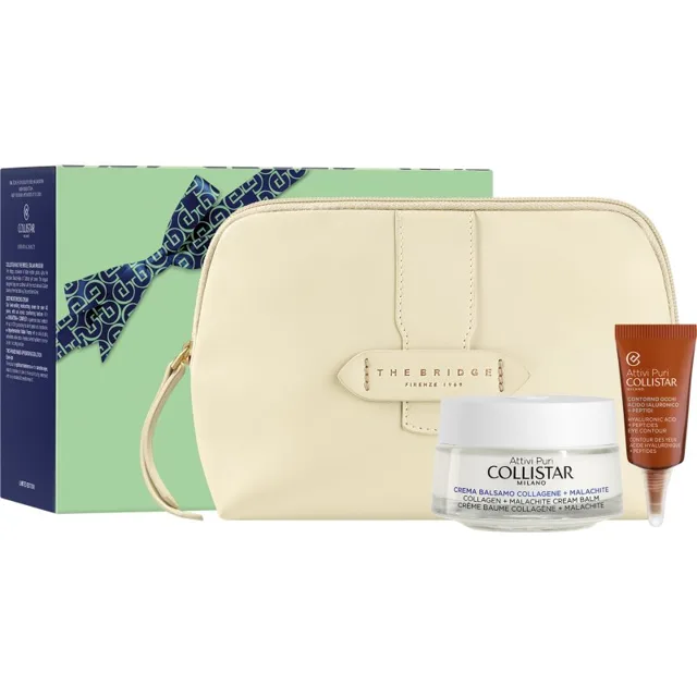 Collistar Attivi Puri Collagen + Malachite Conditioning Cream Gift Set dárková sada pro regeneraci a výživu pleti