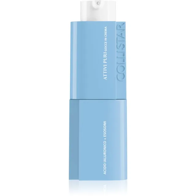 Collistar Attivi Puri Drops in Cream Hyaluronic Acid + Exosomes intenzivně hydratační sérum pro regeneraci pleti 30 ml