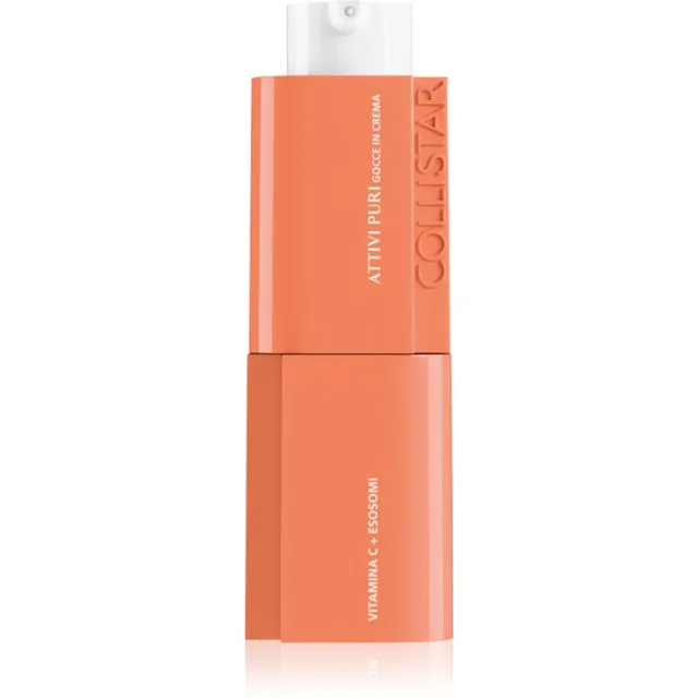 Collistar Attivi Puri Drops in Cream Vitamin C + Exosomes rozjasňující sérum s vitaminem C 30 ml