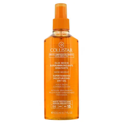 Collistar Olej na opalování SPF 15 (Supertanning Moisturizing Dry Oil) 200 ml
