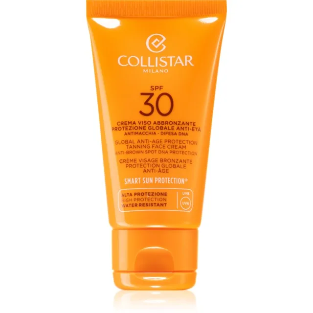 Collistar Special Perfect Tan Global Anti-Age Protection Tanning Face Cream krém na opalování proti stárnutí pleti SPF 30 50 ml