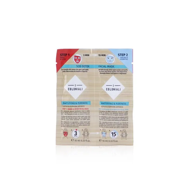 Coloniali Mattifying & Pureness - SOS Detoxikační maska na obličej 2x10ml