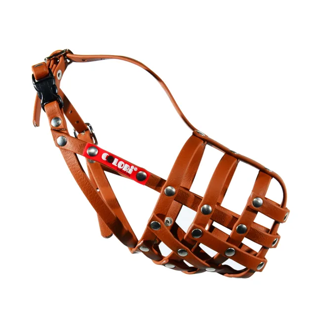 COLORI® náhubek pro ovčácké psy M, světle hnědý - velikost 5