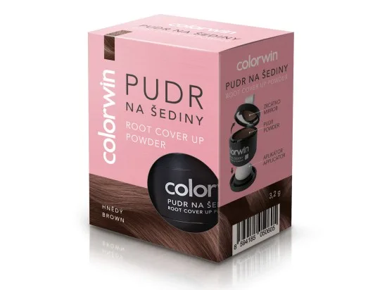 Colorwin pudr na šediny hnědý 3,2 g