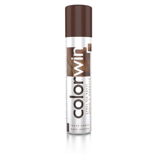 COLORWIN Sprej na krytí šedin tmavě hnědý 75 ml