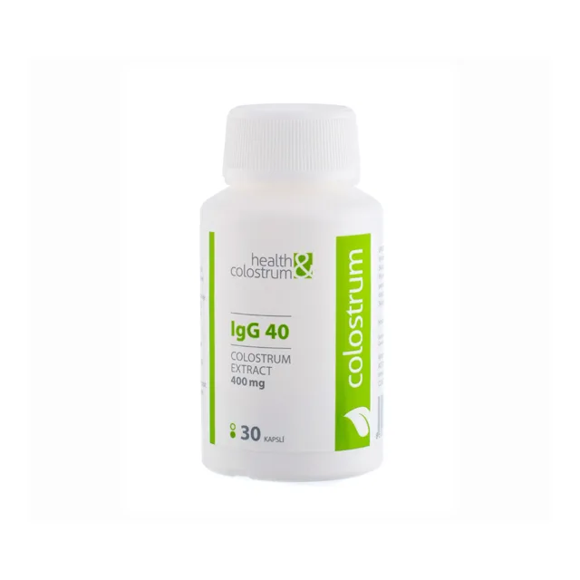 Colostrum kapsle IgG 40 (400 mg), 30 ks