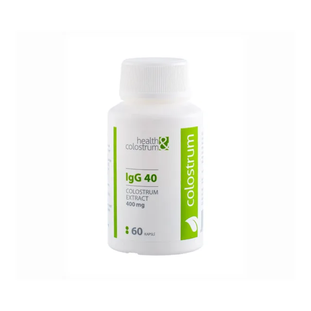 Colostrum kapsle IgG 40 (400 mg), 60 ks