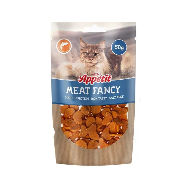 COMFY Appetit Maet Fancy Losos Bites 50 g pamlsky s vysokým obsahem bílkovin pro kočky