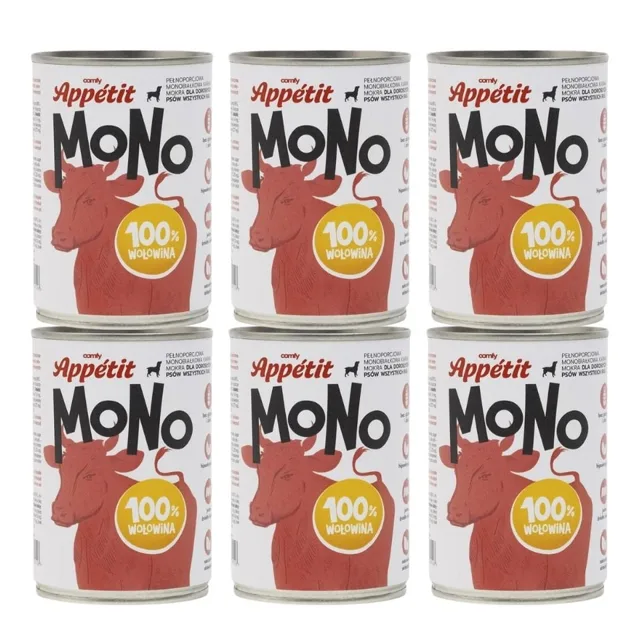 COMFY APPETIT MONO hovězí  6x400 g