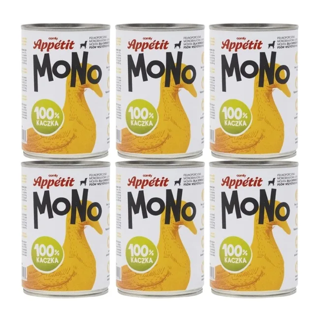 COMFY APPETIT MONO s kachnou 6x400 g