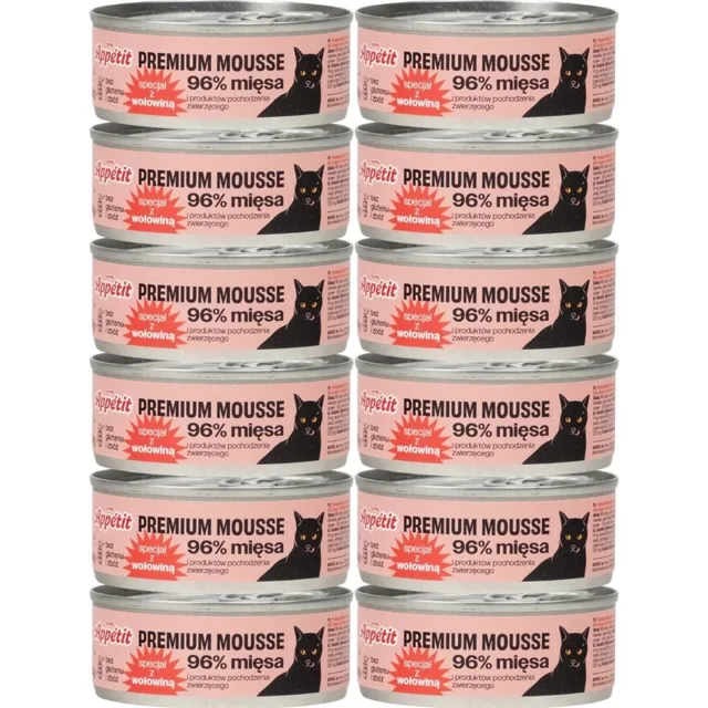 COMFY APPETIT PREMIUM Mousse hovězí 12x85 g