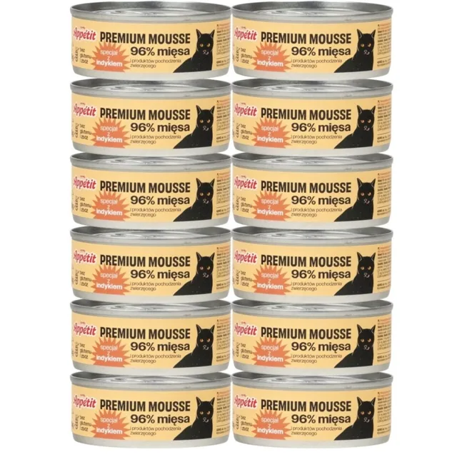 COMFY APPETIT PREMIUM Mousse krůtí 12x85 g