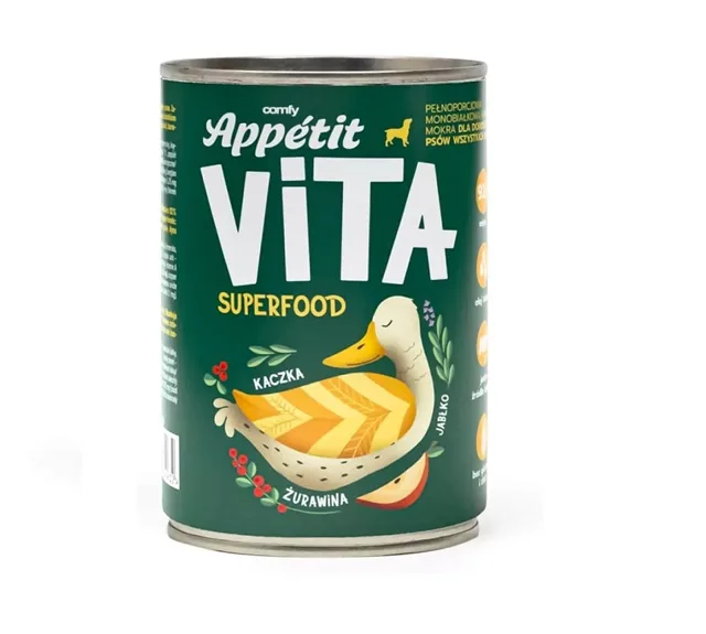 COMFY APPETIT VITA Superfood Duck 400g
