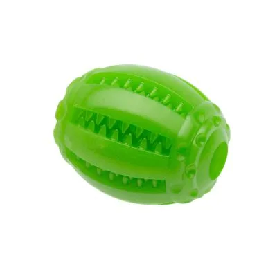 COMFY Hračka Mint Dental Rugby zelený 8X6,5cm