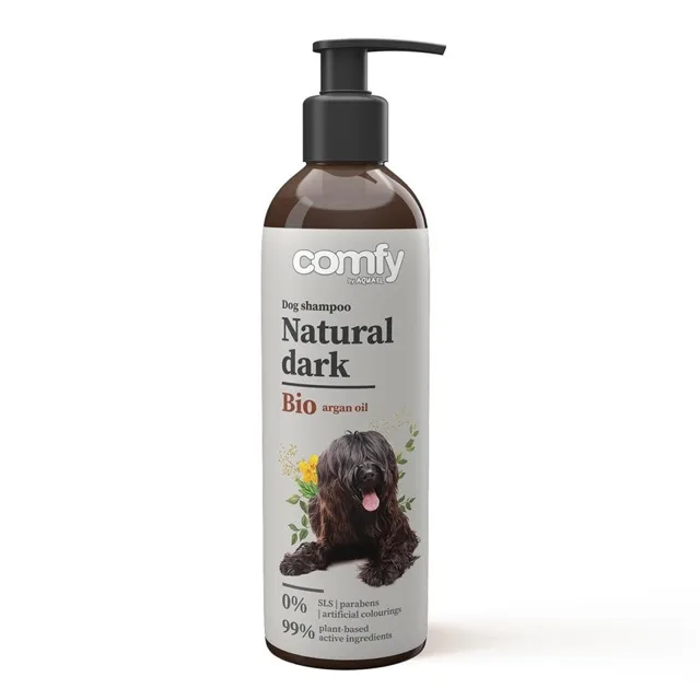 COMFY Natural Dark 250 ml šampon pro zvýraznění tmavé barvy srsti