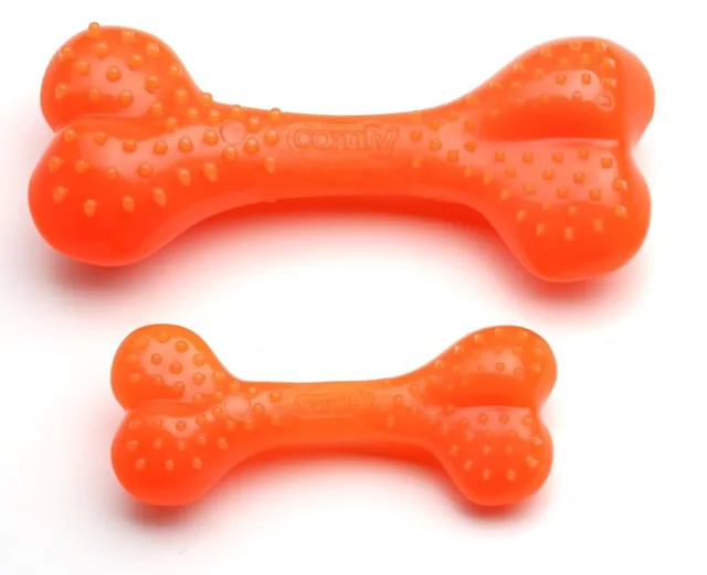 COMFY Zábavná hračka  Mint Dental Bone oranžová 16,5cm