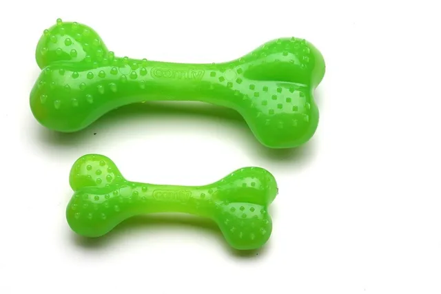 COMFY Zábavná hračka  Mint Dental Bone zelená 12,5cm