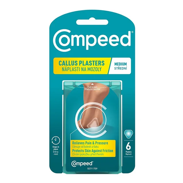 COMPEED Náplasti na mozoly střední 6 kusů
