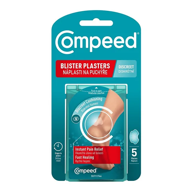COMPEED Náplasti na puchýře diskrétní 5 kusů