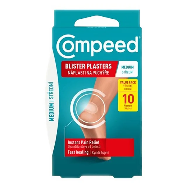 COMPEED Náplasti na puchýře střední 10 kusů