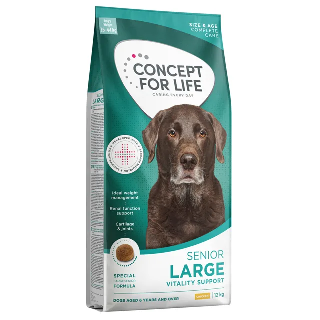 Concept for Life Large Senior - novinka: výhodné balení 2 x 12 kg
