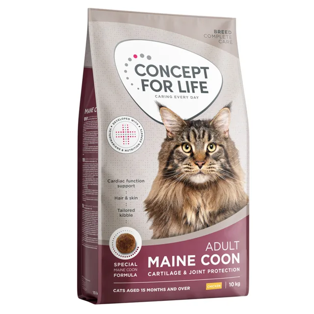 Concept for Life Maine Coon granule pro dospělé kočky - Novinka: 10 kg