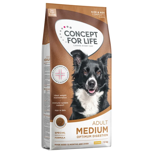 Concept for Life Medium Adult - výhodné balení: 2 x 12 kg novinka