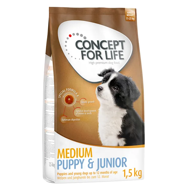 Concept for Life Medium Junior - 4 x 1,5 kg