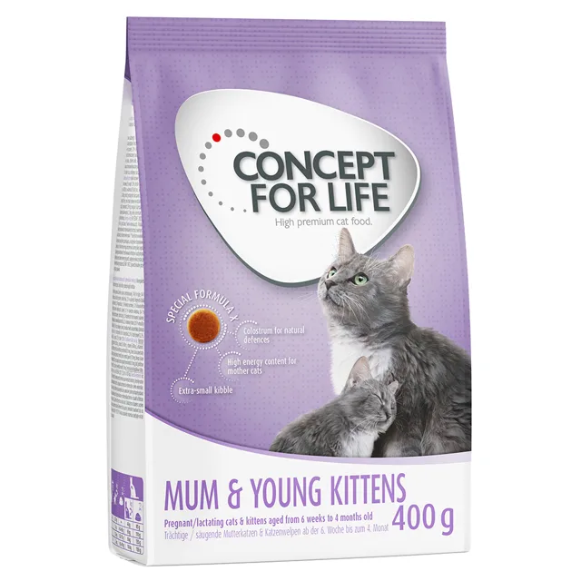Concept for Life Mum & Young Kittens – Vylepšená receptura! - 400 g