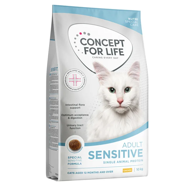 Concept for Life Sensitive Cats granule pro kočky - Nová receptura: 10 kg