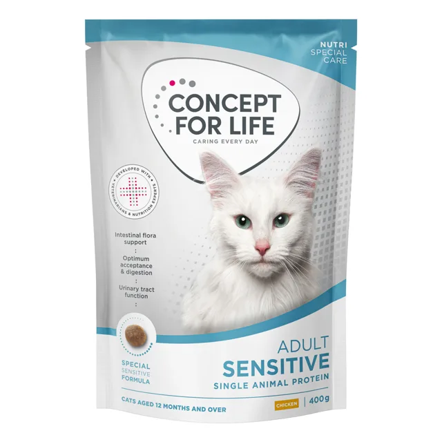 Concept for Life Sensitive Cats granule pro kočky - Nová receptura: 400 g