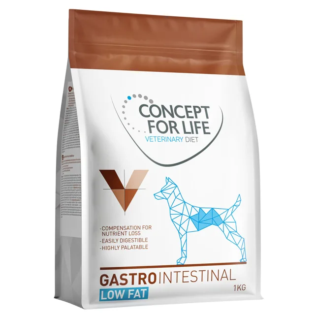 Concept for Life Veterinary Diet Gastrointestinal Low Fat krmivo pro psy - 1 kg