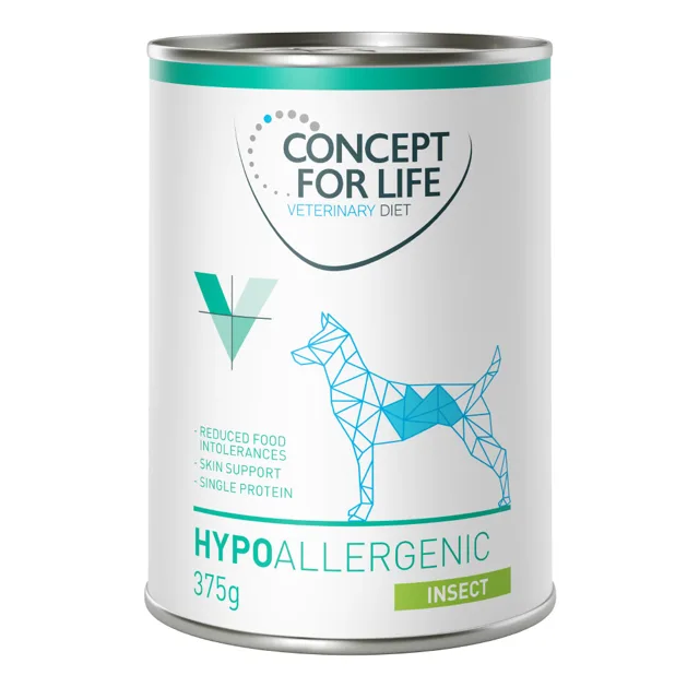 Concept for Life Veterinary Diet Hypoallergenic s hmyzem - 12 x 375 g