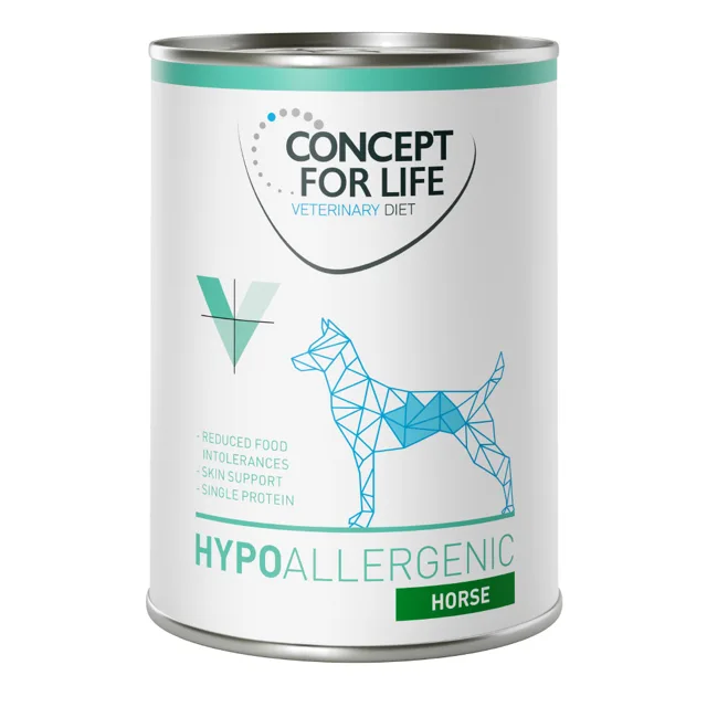 Concept for Life Veterinary Diet Hypoallergenic s koňským masem - 6 x 400 g