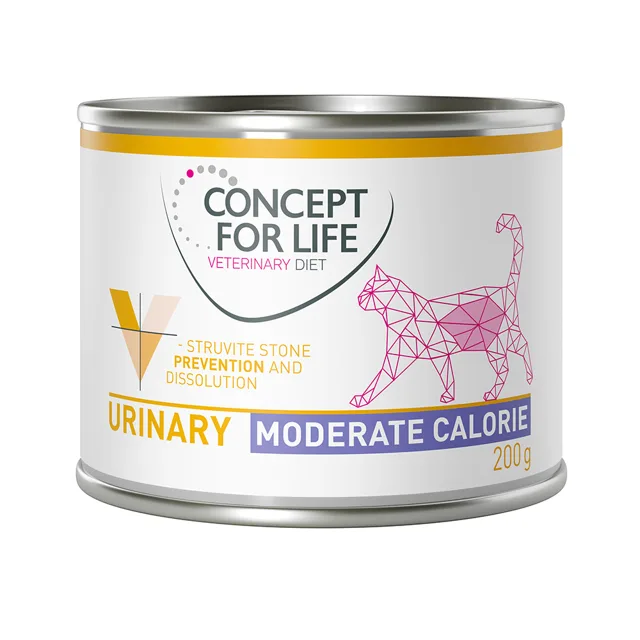 Concept for Life Veterinary Diet Urinary Moderate Calorie s kuřecím - 6 x 200 g